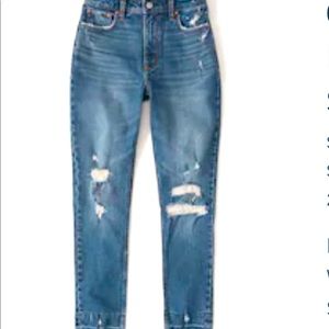 Abercrombie 14S curve love skinny high rise jeans
